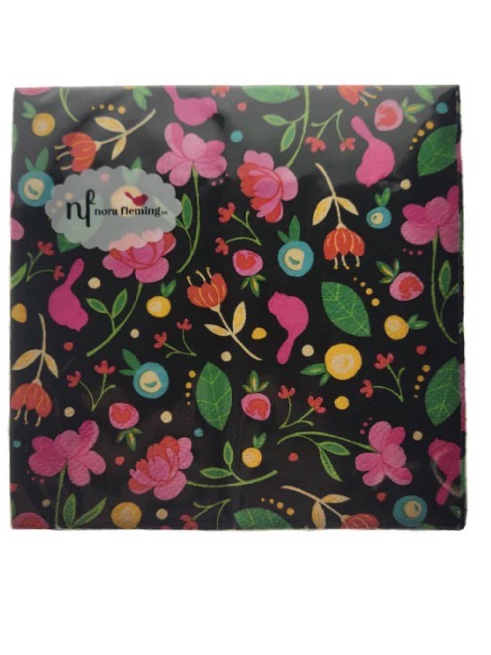NEW Nora Fleming Cocktail Napkins SET of 5 RETIRED HTF - Picture 7 of 7